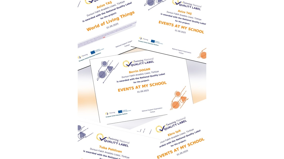 eTwinning Ulusal Kalite Etiketlerimiz